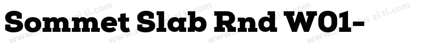 Sommet Slab Rnd W01字体转换